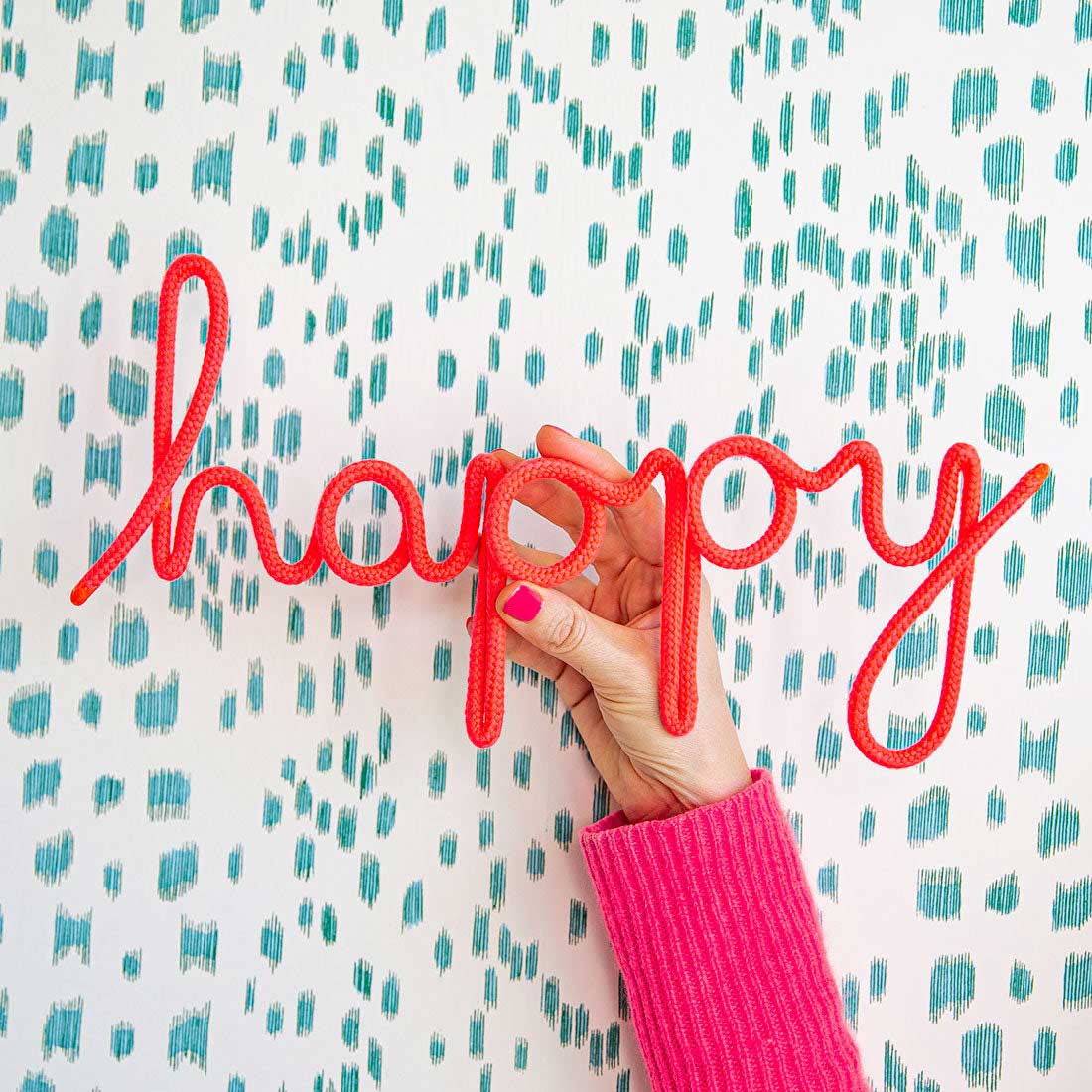 Happy Rope Word Fuchsia – Bombay Duck