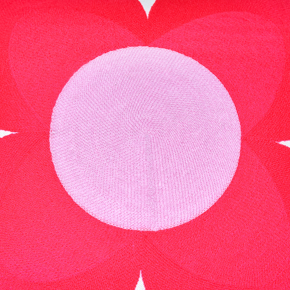 Nyra - Deep Pink Flower Design, Jute Bag – Wild Daisy UK