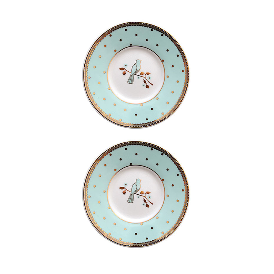 Bombay Duck Miss Darcy (Miss Bennett) Lot de 2 tasses Expresso et soucoupes